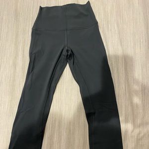 NWOT Lulu Graphite grey (rare color) Align Crop 21”Legging. SIZE 2